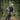 Person riding a mountain bike through a forest