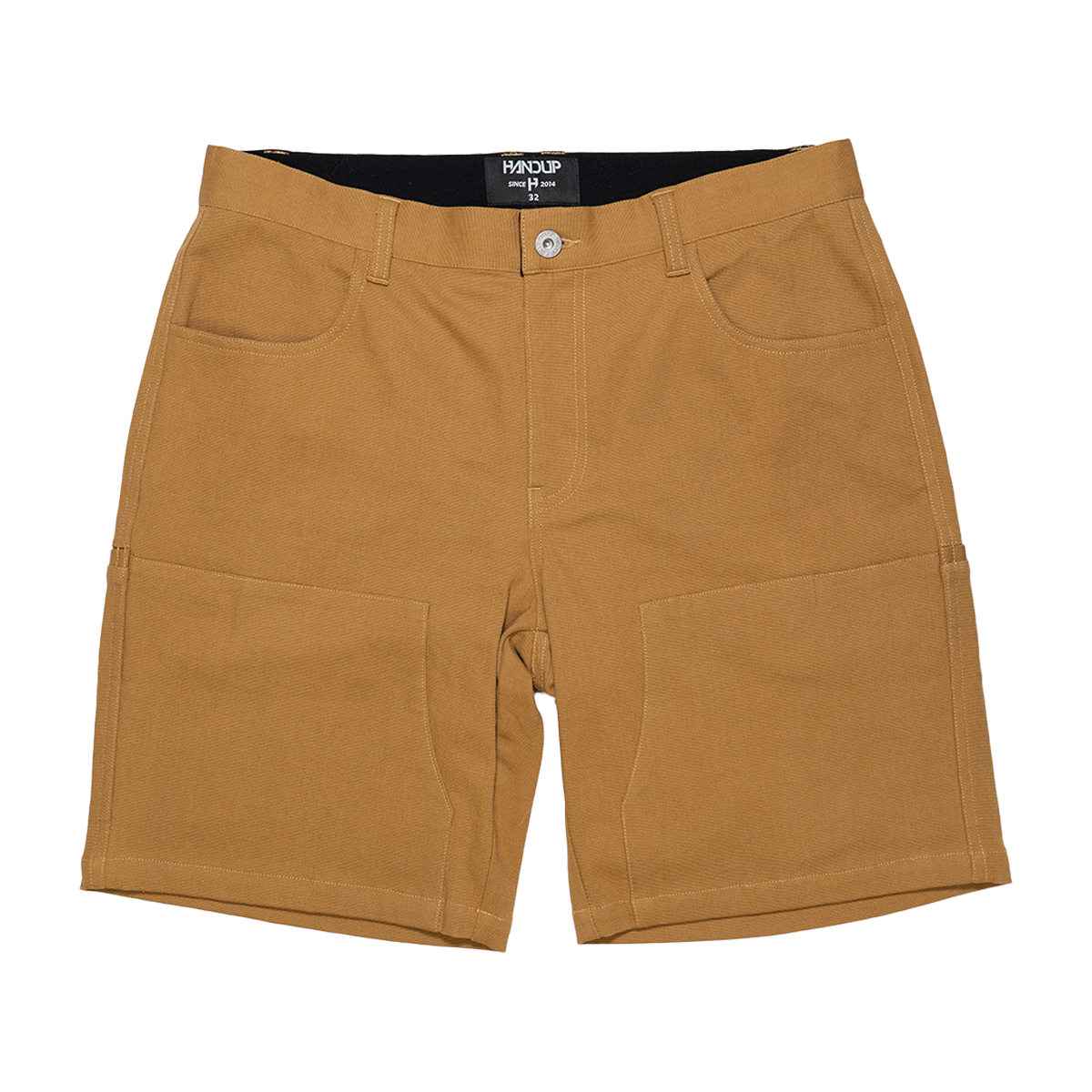 brown canvas work shorts