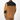A person shown from the back wearing a brown corduroy jacket with a black yoke panel and black elbow patches, paired with matching brown corduroy pants, against a plain white studio background.