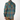 A man wearing a long-sleeve plaid flannel shirt, shown from the back. The shirt features a green, brown, and blue tartan pattern, with a visible 'HANDUP' brand label on the inside neck collar.