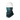 A dark teal and black tie-dye neck gaiter or balaclava displayed on a white mannequin head against a plain white background. A small black brand tag reading 'HANDUP' is visible at the bottom edge.
