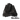Black gloves with touchscreen technology on a white background