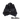 Black glove with white 'Handup' branding on the palms on a white background
