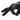 Black glove with white text branding and checkered detail on a white background