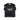 Black long-sleeve shirt with colorful stripes and 'MARIN' branding on a white background