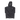 A black packable wind and rain resistant jacket with front zipper pockets and a hood, displayed in a folded manner against a white background.