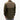 A solid olive colored Flannel Button Up shirt with a collar, long sleeves, and a front pocket.