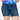 person wearing blue denim jean shorts