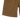 Close-up detail of a brown canvas garment, showing a large front patch pocket and hem stitching on a white background.