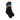 Black socks with colorful stripes on a white background