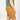 Person wearing brown shorts with a visible brand logo on a white background