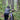 Person on a mountain bike in a forest setting