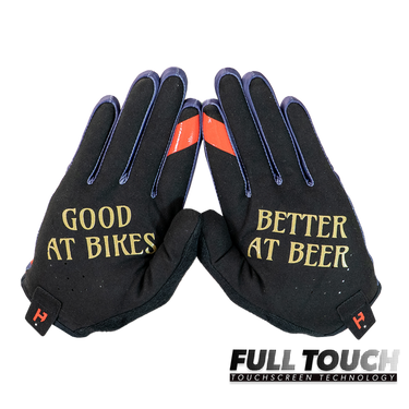 Gloves - Pabst Checkered Stripe