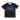 Black t-shirt with blue and pink checkered pattern and 'MARIN' branding on a white background