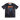 Black t-shirt with colorful graphic design and 'Handup' text on a white background