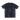 Black tie-dye t-shirt on a white background