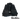 Black gloves with touchscreen technology on a white background