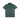 A short-sleeve button-up shirt shown from the back, featuring an all-over repeating camouflage-style pattern of fishing rods, hooks, and fish in olive green on a dark teal-green background.