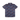 Navy blue shirt with colorful abstract pattern on a white background
