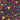 Neon geometric pattern on a black background
