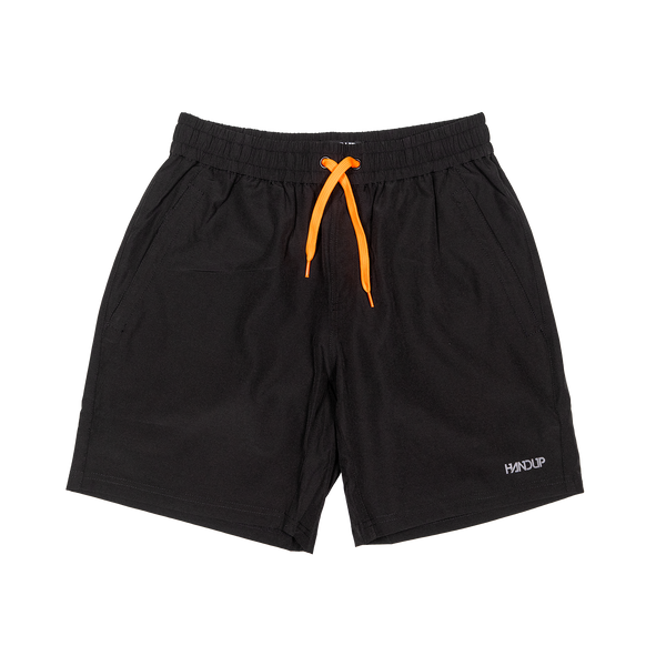 HANDUP | Coastin' Shorts | Black with Orange – Handup