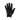 A single black glove designed for cold weather, featuring a fleece lining and touch screen compatibility.