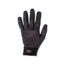 Black glove with brand logo on a white background
