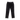 Black corduroy pants with a straight-leg fit, displayed flat against a solid white background.