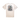 Beige t-shirt with graphic design and text on a white background