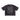 Black t-shirt with white graphic design on a white background