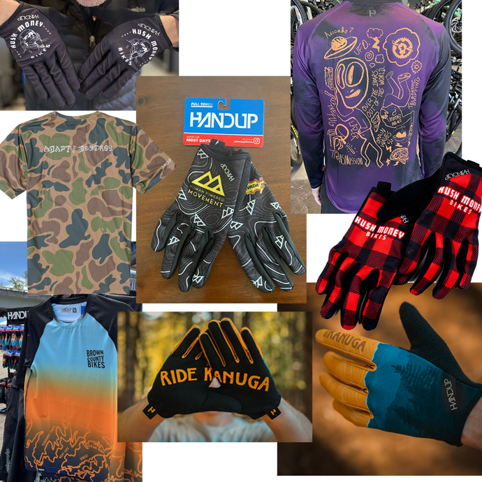 Hand Ups Custom Mountain Bike Gloves | Handup Gloves