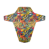 Colorful leaf-patterned product with 'Handup' branding on a white background
