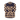Plaid shirt with navy and beige pattern on a white background