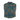 A long-sleeve plaid button-up shirt, featuring a green, brown, and blue tartan pattern, laid flat against a white background.