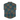 A long-sleeve plaid flannel shirt in green, brown, and blue, folded neatly on a solid white background.