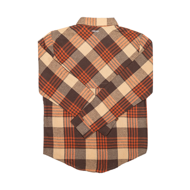 Flow Flannel - Orange/Brown