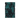 A dark teal and black tie-dye neck gaiter with 'HANDUP' branding printed on the top right and bottom left corners, displayed flat against a solid white background.