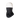 A black neck gaiter with a subtle tonal pattern, displayed on a white mannequin head against a solid white background.
