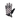 A single checkered racing glove with a black and white checkerboard pattern on the back of the hand, black palms and fingers, and white 'HANDUP' branding on the wrist strap, shown against a plain white background.