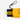 Yellow leather glove with black wristband and 'HANDUP' branding on a white background