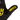 Black glove with yellow text 'IT'S FRIDAY' on a white background