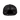 Black mesh cap on a white background