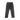 Back view of a pair of high-waisted, acid-wash black jeans with a subtle mottled texture, shown flat on a white background.