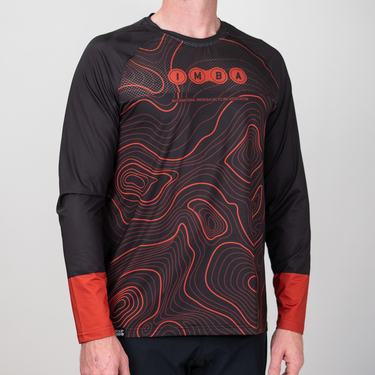 Long Sleeve VenTop Jersey - IMBA Topo Mahogany