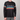 Black long-sleeve shirt with colorful stripes and 'MARIN' branding on a gray background