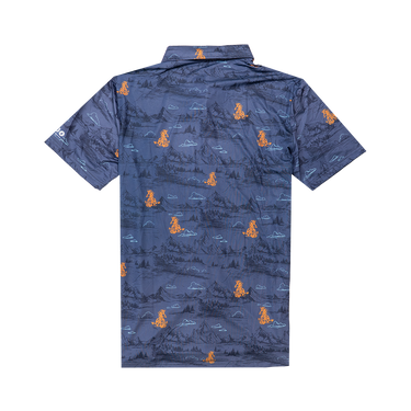 FlexGRID Button Up - IMBA National Donor Blue