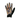 Camouflage-patterned glove with black accents on a white background