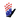 A pair of 'MERICAS gloves with an American flag pattern.