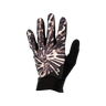 Black and white tie-dye glove on a white background