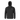 Black jacket with a brand logo on a white background